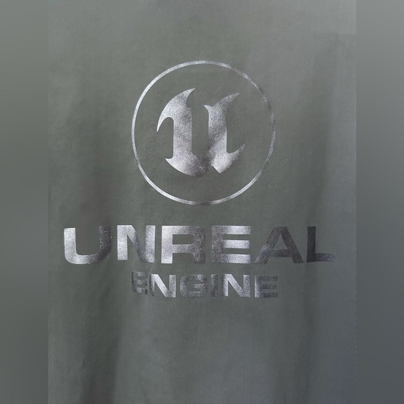 RARE Epic Games Unreal Engine Logo Employee EXCLUSIVE Quarter Zip Black Large - Picture 3 of 5